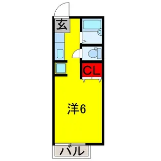 サンシティ君塚【2階】の間取り