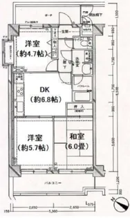 クリオ鴨居壱番館【2階】の間取り