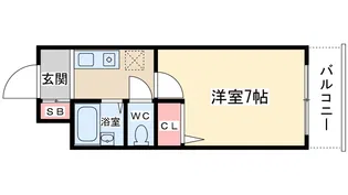 ノルデンハイム淡路【6階】の間取り