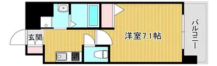 リヴィアス難波エアリー【3階】の間取り