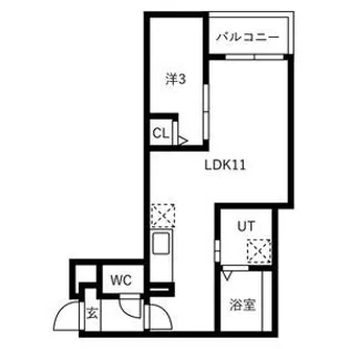 JACK IRUMANODAI【3階】の間取り