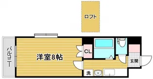 リファレンス嵐山口【8階】の間取り