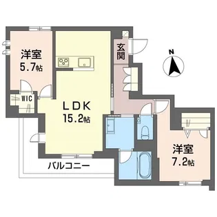 ベレオ東小金井【2階】の間取り