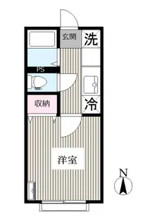 エステートピアオカダ【2階】の間取り