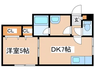 グレイス南発寒【3階】の間取り
