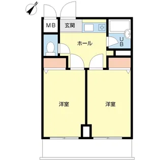 プロシード市川南【10階】の間取り