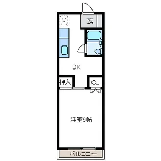 静岡県浜松市中央区佐鳴台1【マンション】の間取り