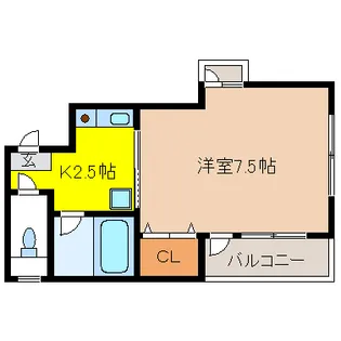 栃木県宇都宮市簗瀬4【マンション】の間取り