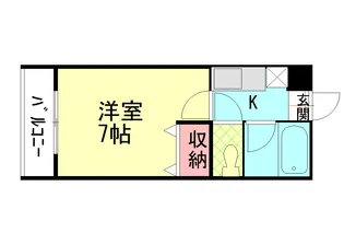 シャルム長田【1階】の間取り