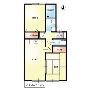 アーバンコートD【1階】の間取り