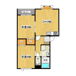 イーストパレス【1階】の間取り