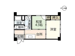 ますもとビル【5階】の間取り