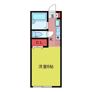 スカイコート【1階】の間取り