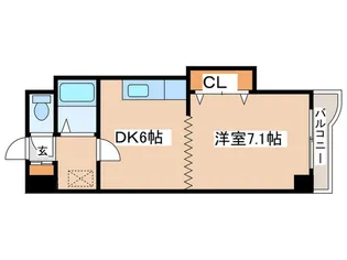 ノースライト24【3階】の間取り