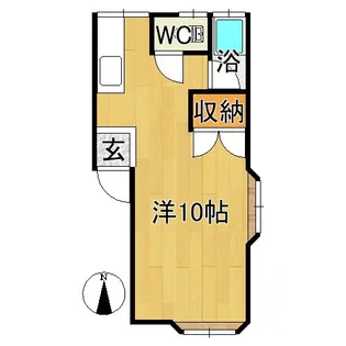 ラ・メゾン ブランシュ【1階】の間取り