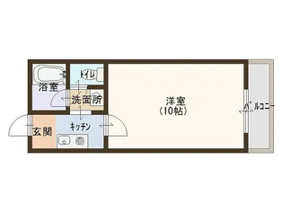大阪府大阪市住之江区北加賀屋1【マンション】の間取り