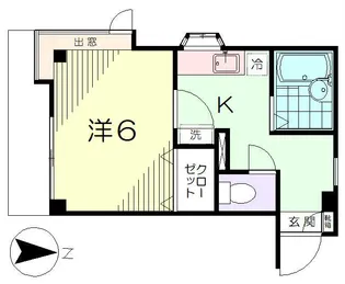 レディアントパレス【1階】の間取り