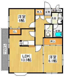 CASA-S【3階】の間取り