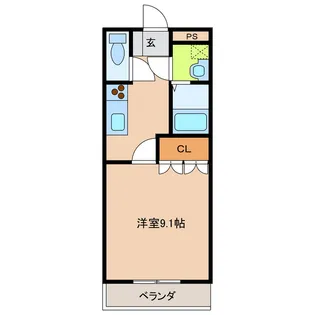 ルミナスハイム遠藤【2階】の間取り