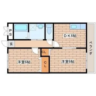 大阪府大阪市平野区平野西4【マンション】の間取り