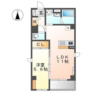 センチュリーハイツ金城【3階】の間取り