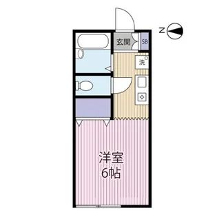 コーポたつみ【2階】の間取り