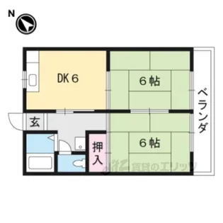 コーポ佐野【2階】の間取り