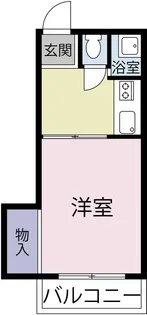 はざまハイツ【2階】の間取り