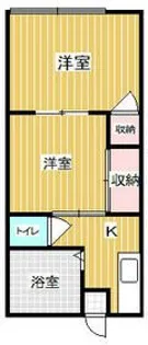 ジョリーコーポ【2階】の間取り