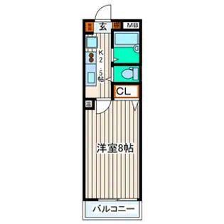 カーサグランデ5【2階】の間取り