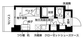 フレンシアエール仙川【5階】の間取り