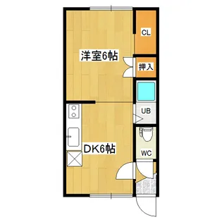 レストハウスコスモス【1階】の間取り