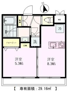 MAC吉祥寺コート【2階】の間取り