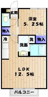 リヴェールメゾン御園【1階】の間取り