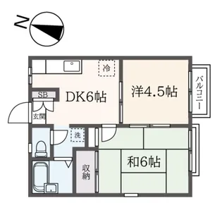 ピア塩原I【2階】の間取り