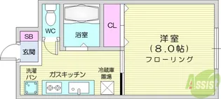 カーサ・フェリス【2階】の間取り