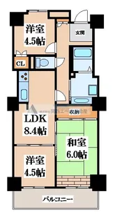 希来里【6階】の間取り
