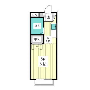 川本マンション【3階】の間取り