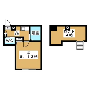 1Kの間取り画像