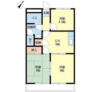 3DKの間取り画像