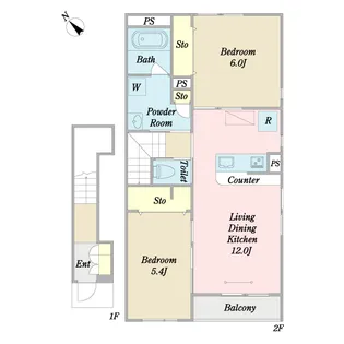Aldebaran【2階】の間取り