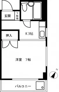 高雄ビル【3階】の間取り