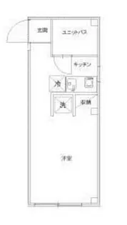アールアパートメント大供表町【4階】の間取り
