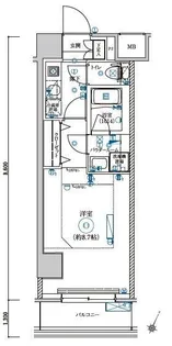 レグゼ アゼスト横濱関内【4階】の間取り