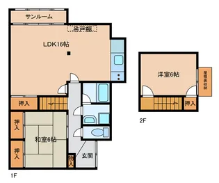 富山県富山市中市2【一戸建】の間取り