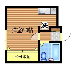 パティオ武蔵野【1階】の間取り