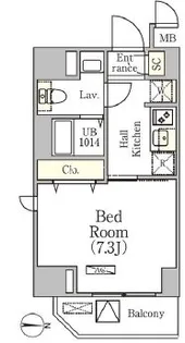 GRANSITE文京湯島【2階】の間取り