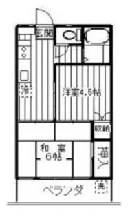 メゾン丘【1階】の間取り