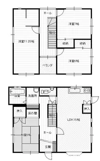 長崎県諫早市天満町【一戸建】の間取り