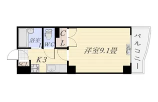 1Kの間取り画像